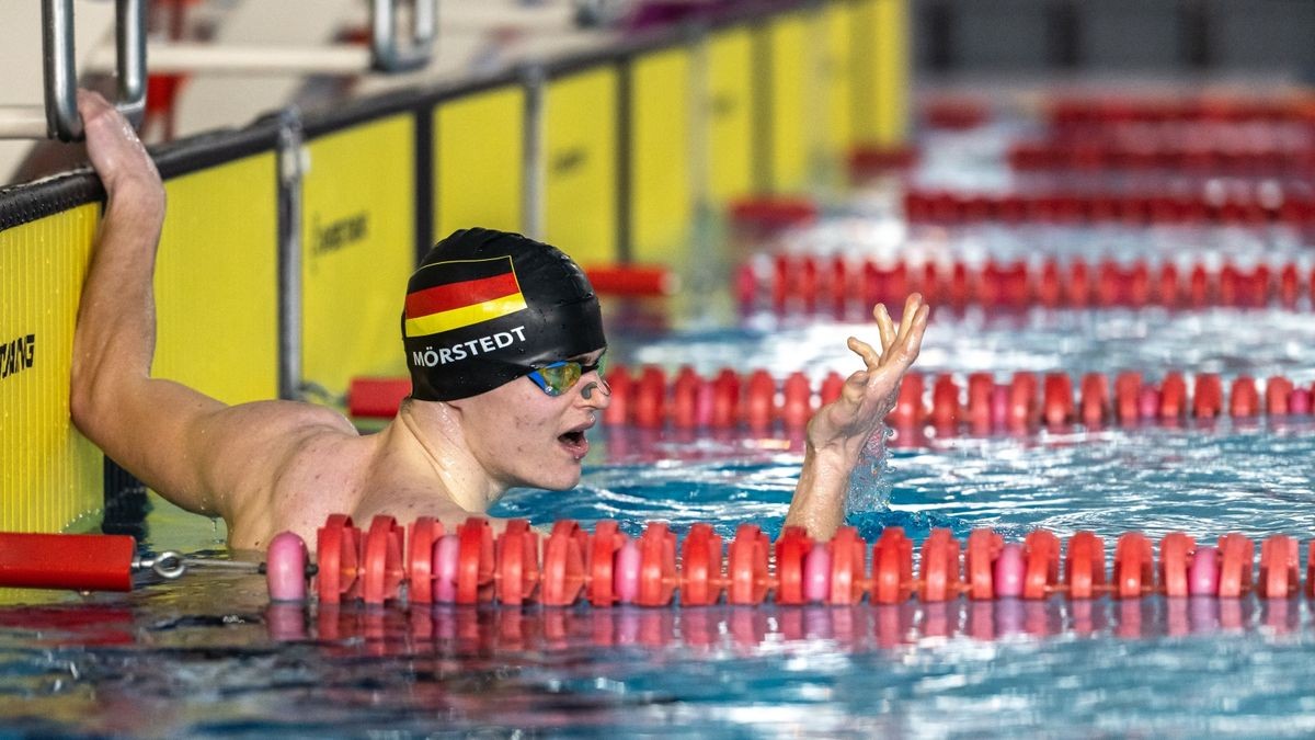 Bilder von den Meisterschaften im Flossenschwimmen.