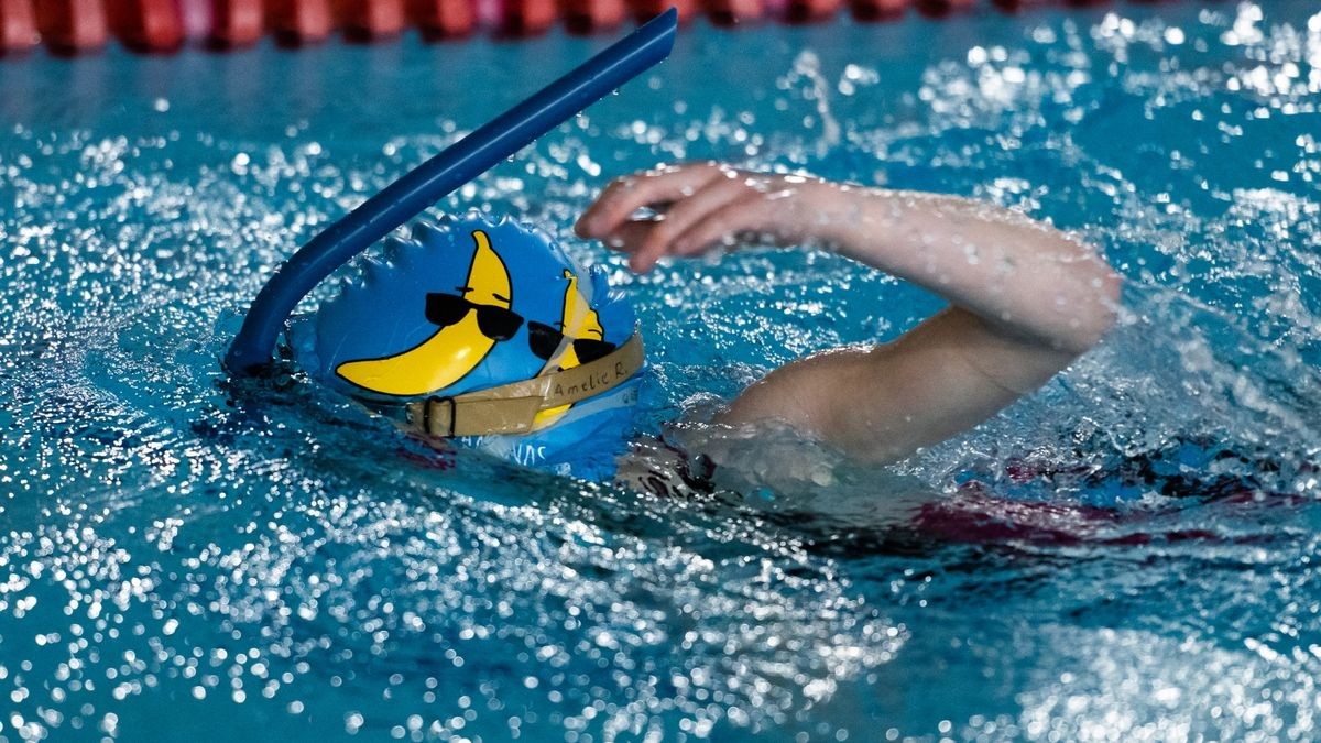 Bilder von den Meisterschaften im Flossenschwimmen.