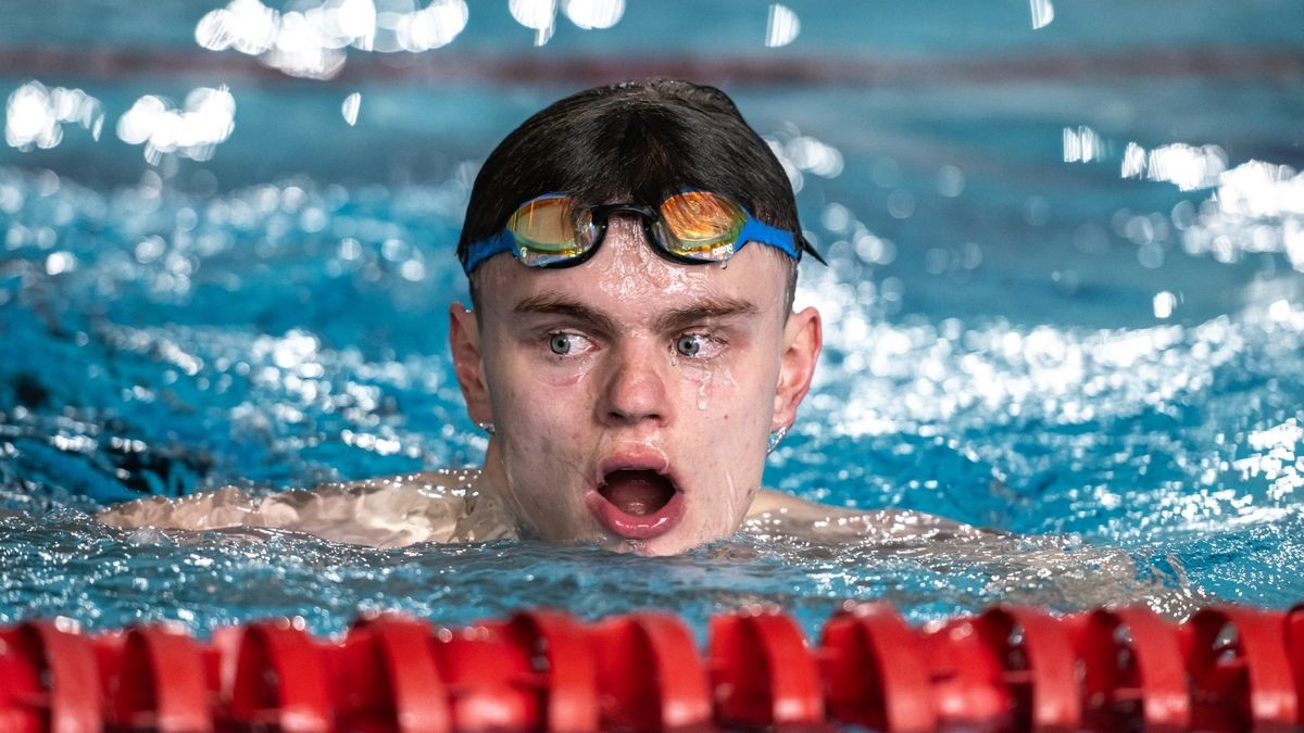 Bilder von den Meisterschaften im Flossenschwimmen.