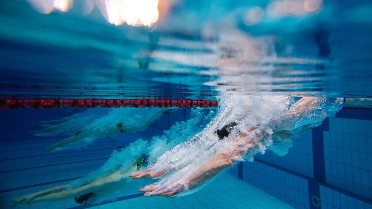 Bilder von den Meisterschaften im Flossenschwimmen.