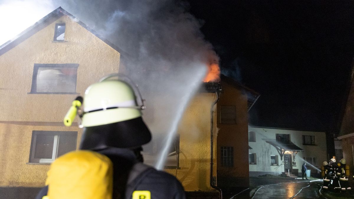 Die Brandursache war zunächst unklar, die Kriminalpolizei ermittelt.