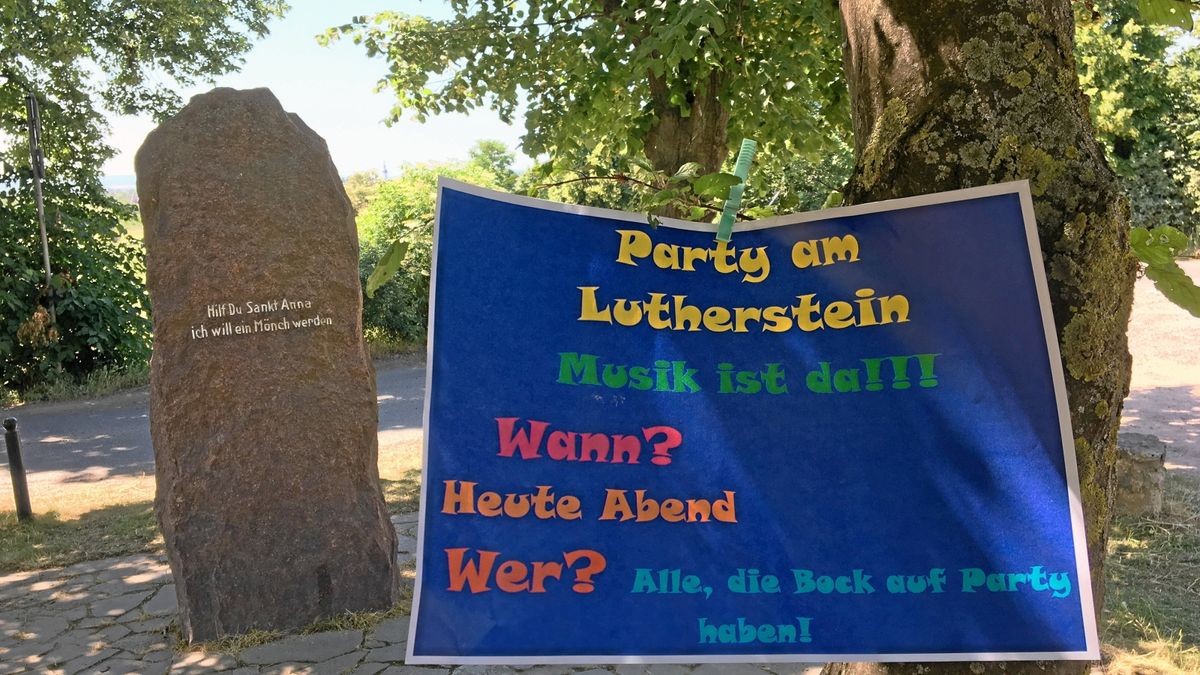 Nicht kommerzielle Partys können mit Anmeldung am Lutherstein gefeiert werden.