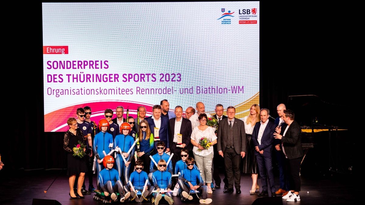 Der Landessportbund und die Stiftung Thüringer Sporthilfe ehrten am Freitag in Ilmenau die „Thüringer Sportler des Jahres 2022“.