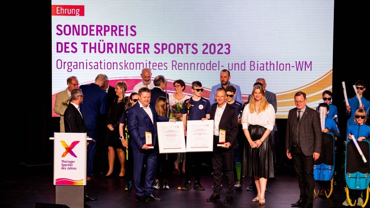 Der Landessportbund und die Stiftung Thüringer Sporthilfe ehrten am Freitag in Ilmenau die „Thüringer Sportler des Jahres 2022“.