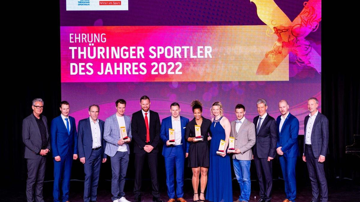 Der Landessportbund und die Stiftung Thüringer Sporthilfe ehrten am Freitag in Ilmenau die „Thüringer Sportler des Jahres 2022“.