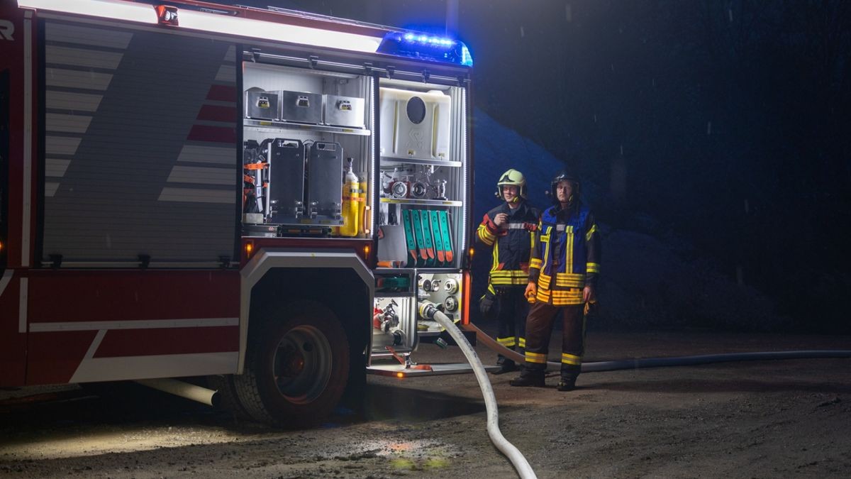 Anschließend wurde das Gebäude mit einem Hochdrucklüfter zwangsbelüftet. 