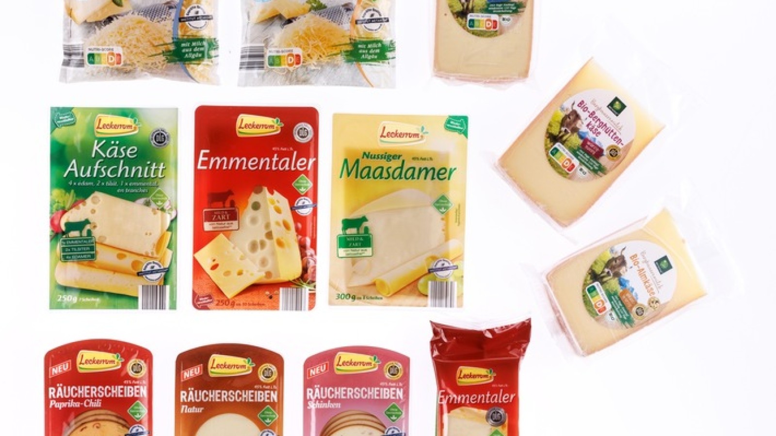 Viele verschiedene Käsesorten um bis zu 20 Prozent günstiger / Weiter geht