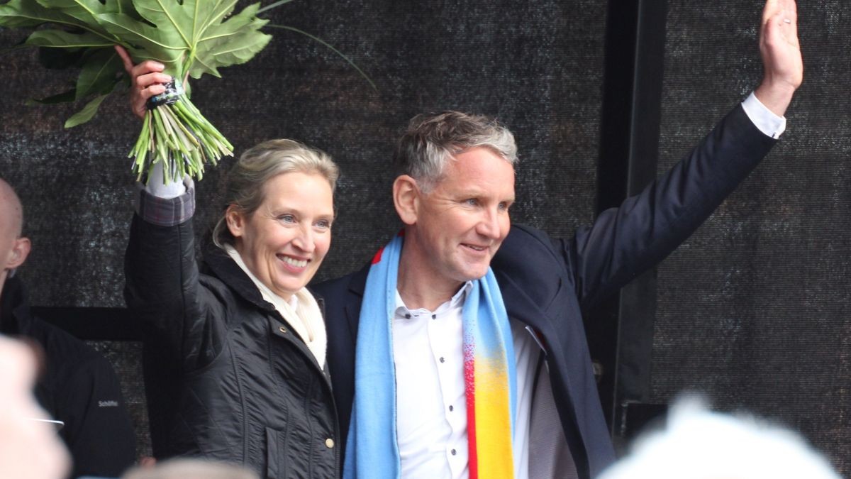 In Erfurt hat die AfD Thüringen am Samstag zu einer Demonstration und Kundgebung aufgerufen. 800 Menschen folgten dem Demo-Aufruf, etwa 1100 waren später bei der Kundgebung. Es gab auch eine Gegendemonstration mit mehreren hundert Teilnehmern.