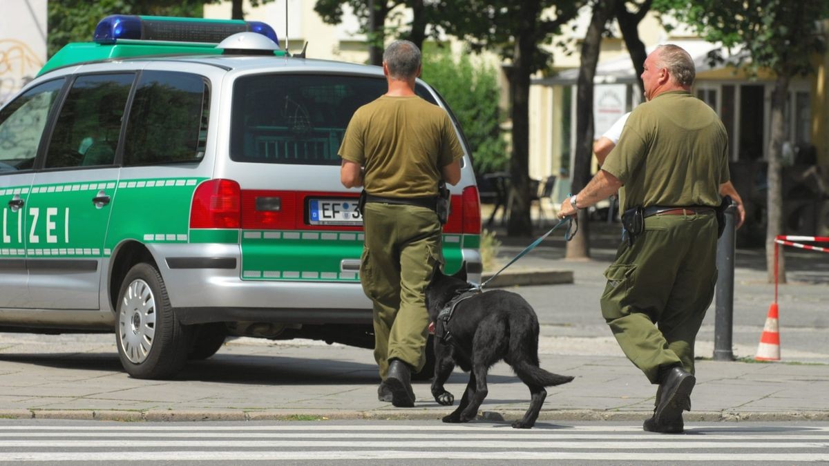 Seit Jahren läuft die Umstellung von Grün auf Blau-Silber bei den Fahrzeugen der Thüringer Polizei. (Archivbild)