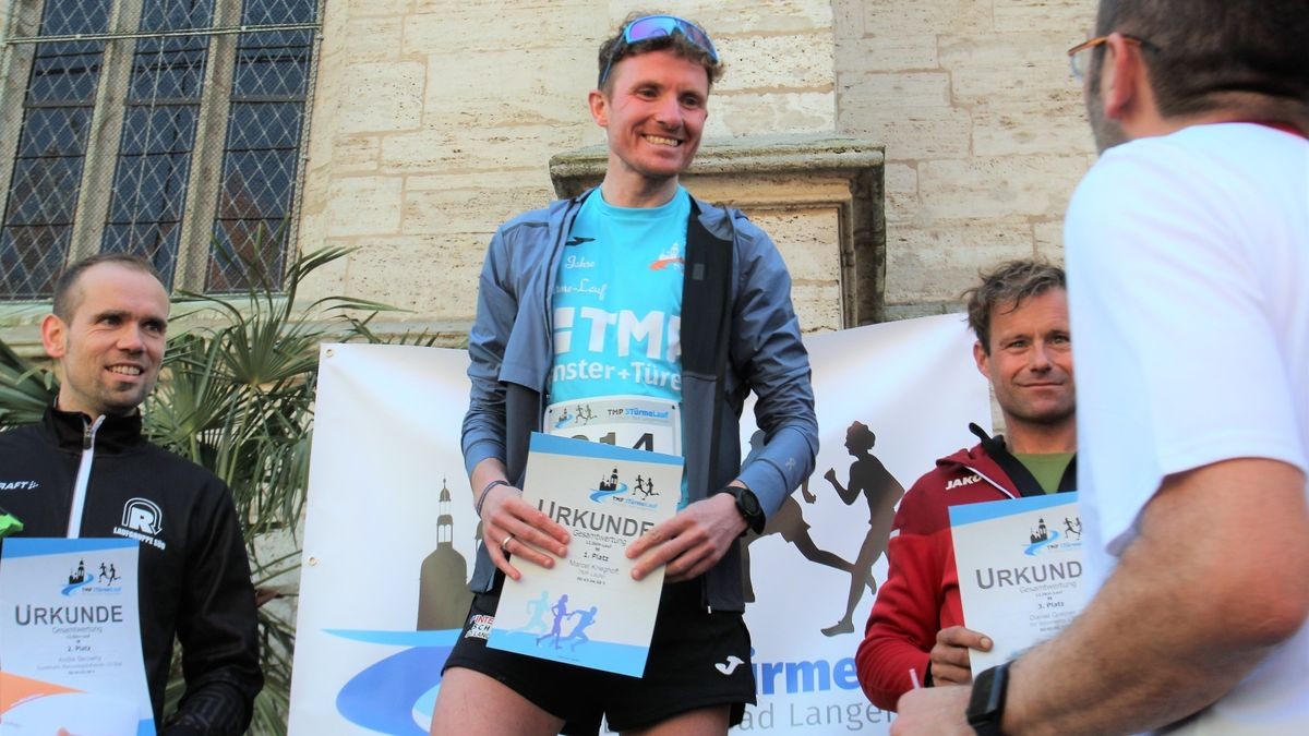 Knapp 950 Läufer und Walker gingen beim zehnten Drei-Türme-Lauf in Bad Langensalza an den Start. Den Hauptlauf über 12,5 Kilometer gewann Marcel Krieghoff. Es war sein zehnter Sieg in seiner Heimatstadt. 