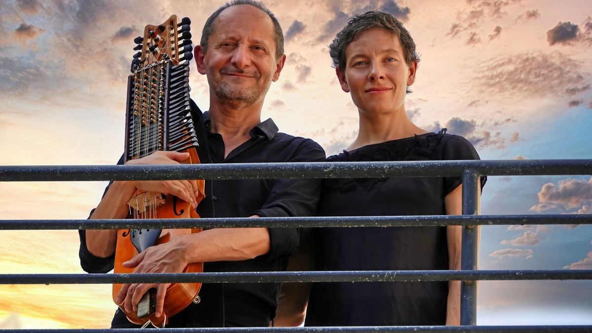 Marco Ambrosini und Eva-Maria Rusche spielen in der Concordiakirche in Ruhla