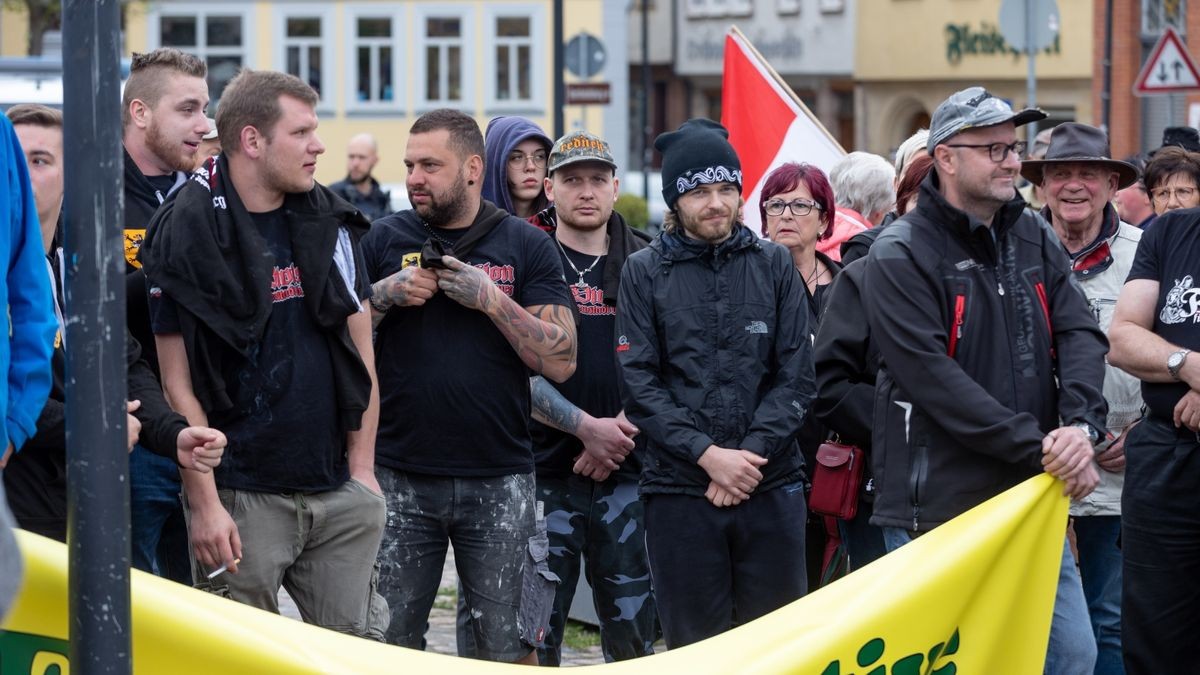 Angemeldet worden war die Veranstaltung in der Innenstadt von der 