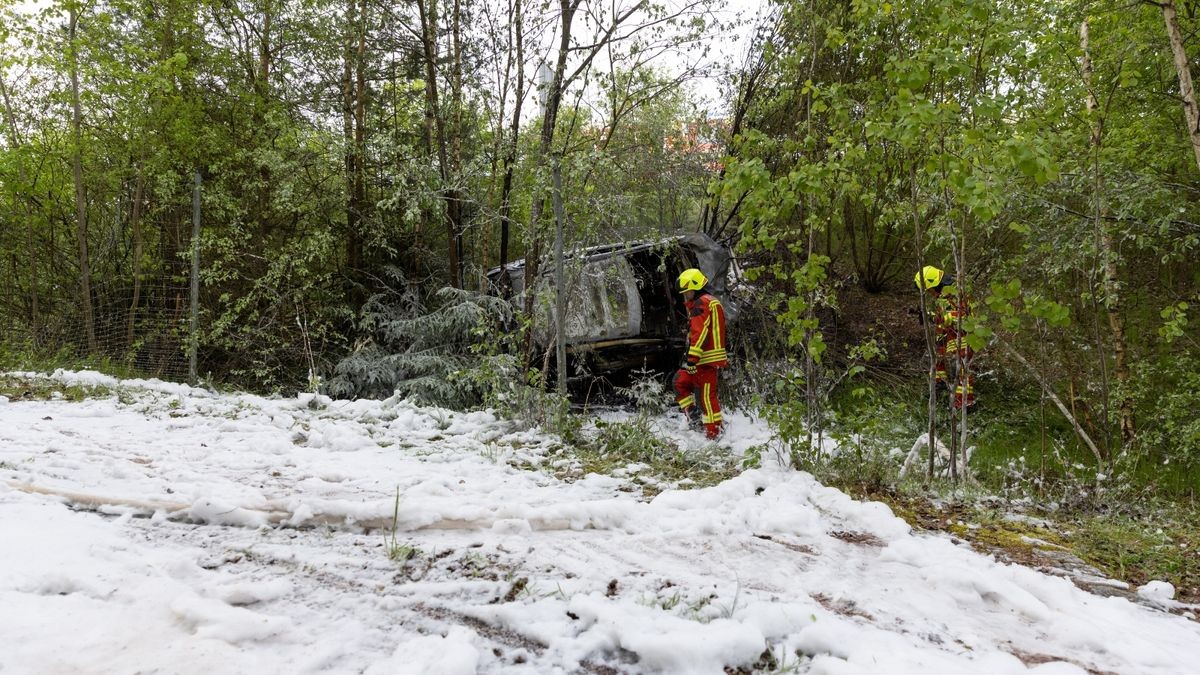 Die A73 war kurzzeitig voll gesperrt