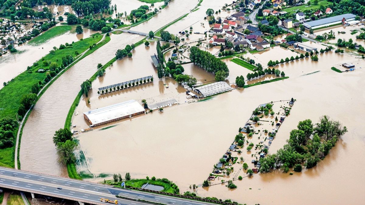 Ende Mai 2013 sorgten mehrere Tiefdruckgebiete für tagelang anhaltenden Regen in Ostthüringen.  