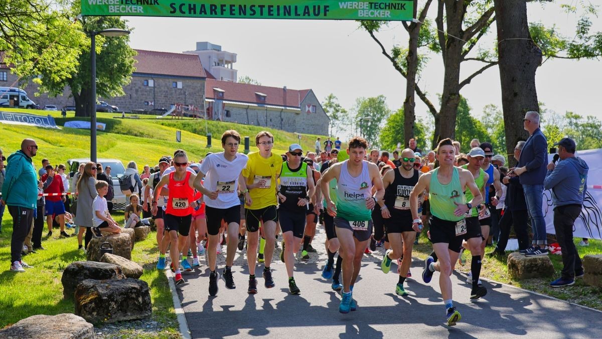 Scharfensteinlauf des SV Concordia Beuren Start 10 Uhr: 9 und 18 Kilometer-LaufFoto: Uwe Petzl