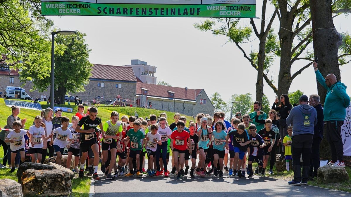 Start 10.15 Uhr: 2,3 Kilometer-LaufFoto: Uwe Petzl