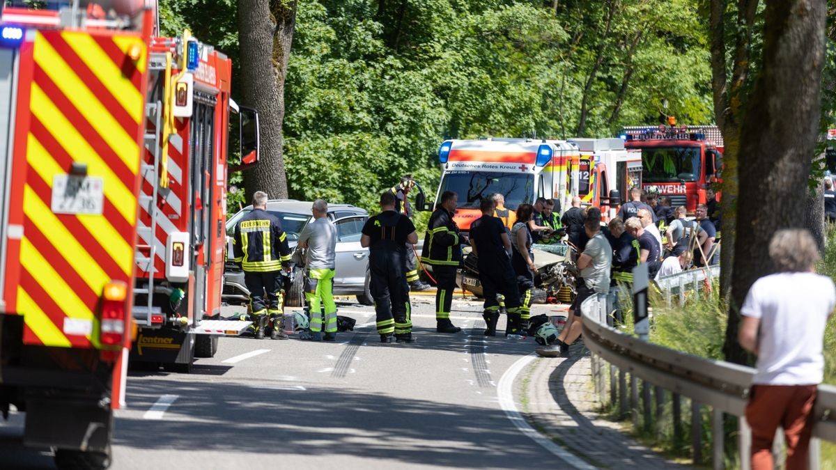 Die Straße war zwischenzeitlich komplett gesperrt. 