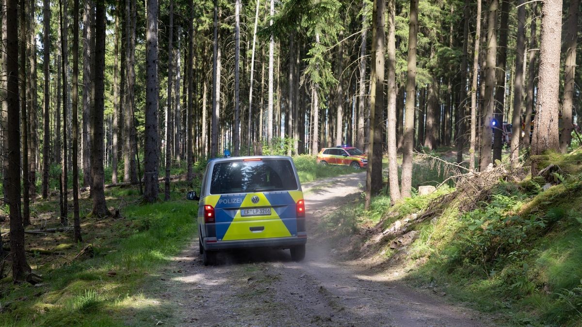 Zu einem Brand in einem Waldstück im Landkreis Ilm-Kreis wurden die Kräfte der Feuerwehr am Montagnachmittag (05.06.23) nach Gehren bei Ilmenau alarmiert. Hier branden im tiefen Inneren des Waldes rund 200 Quadratmeter Waldfläche. Die Einsatzkräfte löschten diese und konnten das Übergreifen auf eine Forstmaschine noch verhindern. Mit Haken musste der Boden umgegraben werden, um weitere Glutnester zu löschen. Wie der Brand entstanden ist, ist derzeit noch unklar.