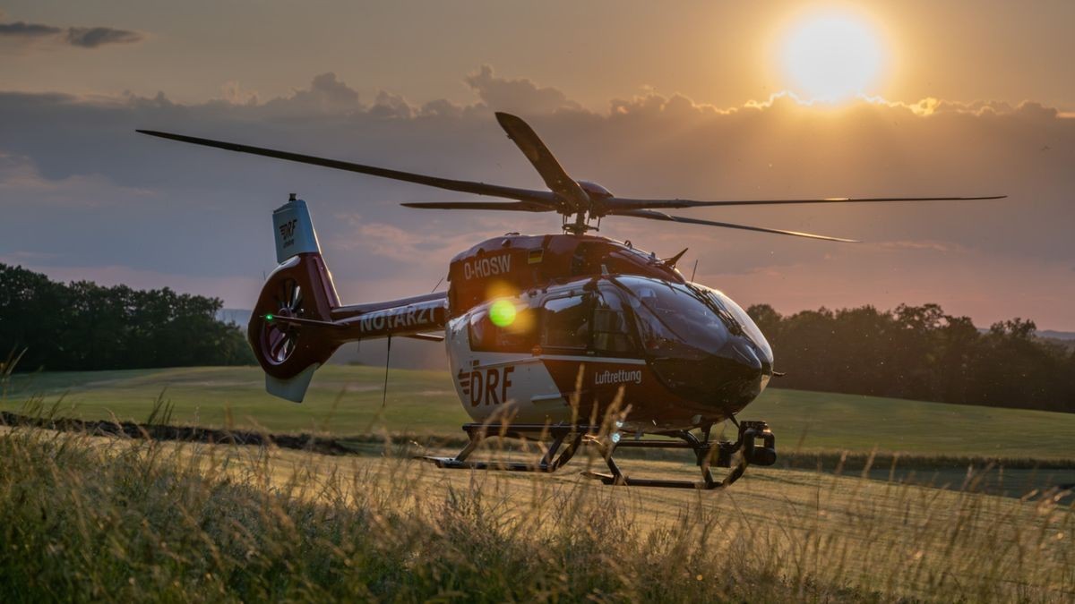 Inzwischen traf auch der hinzualarmierte Rettungshubschrauber 