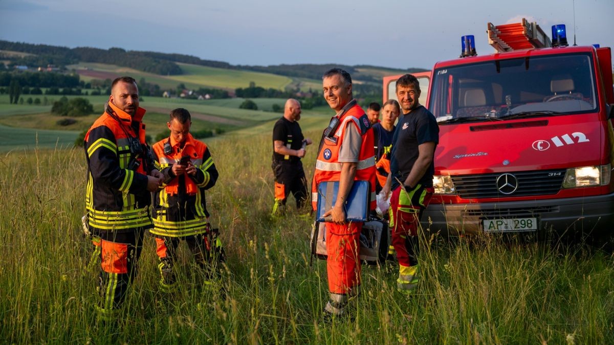 Die Beschreibung des Absturzpunktes gestaltete sich jedoch schwierig.