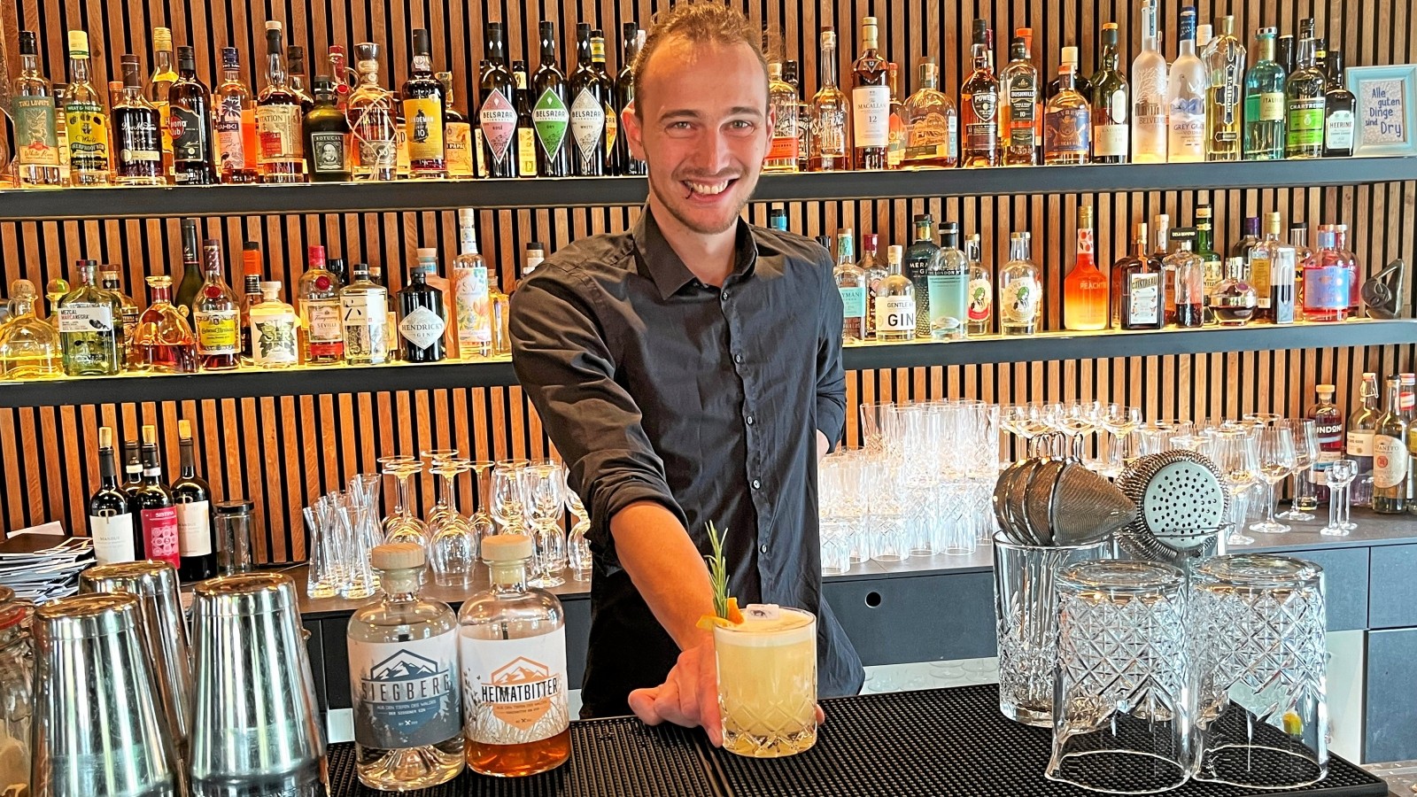 Siegen Der „Siegerland Sour“ ist bei Jiggers der Cocktail des Sommers