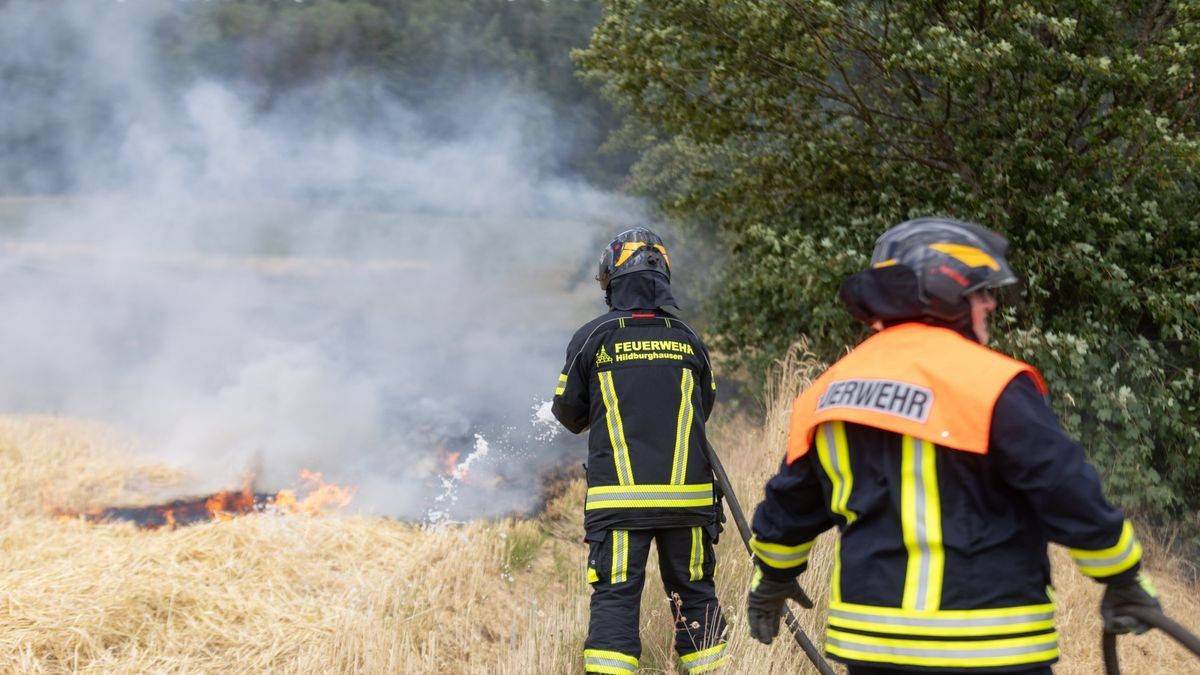 Weitere Bilder des Feuerwehreinsatzes.