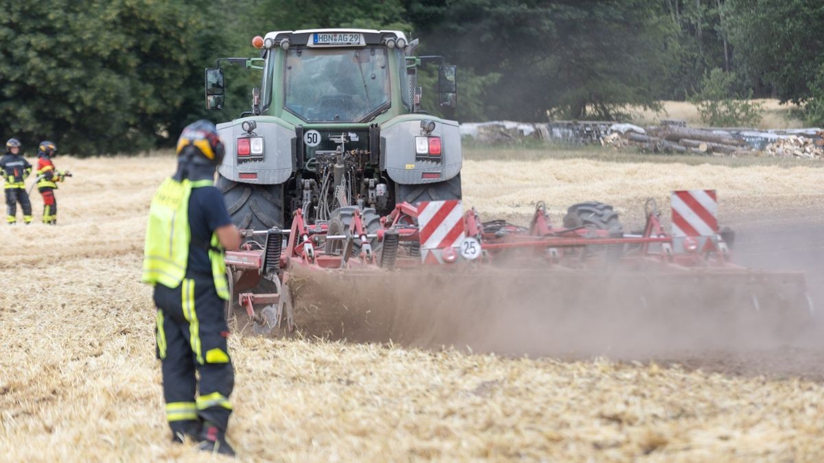 Weitere Bilder des Feuerwehreinsatzes.