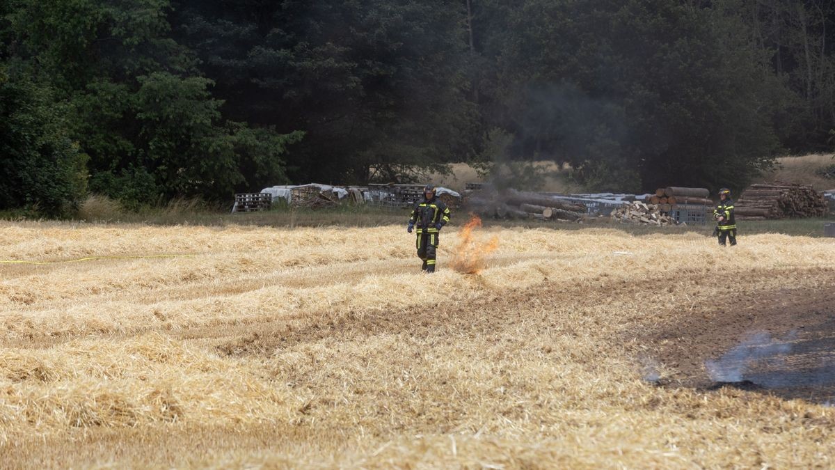 Weitere Bilder des Feuerwehreinsatzes.