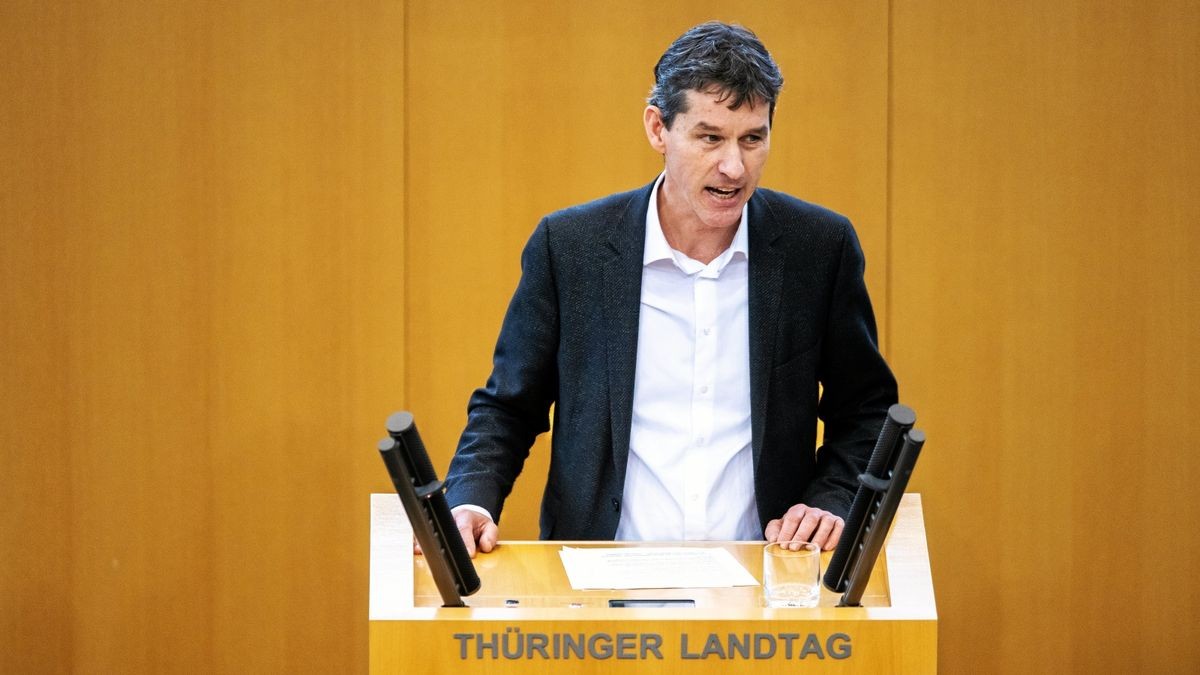 Burkhard Vogel (Grüne), Staatssekretär im Thüringer Ministerium für Umwelt, Energie und Naturschutz.