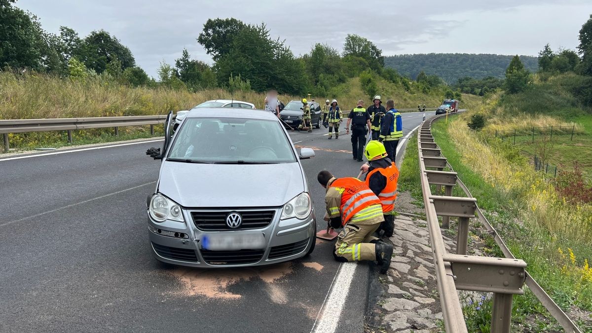 Vier Verletzte war das Resultat eines Unfalls auf der B4 bei Sondershausen. 