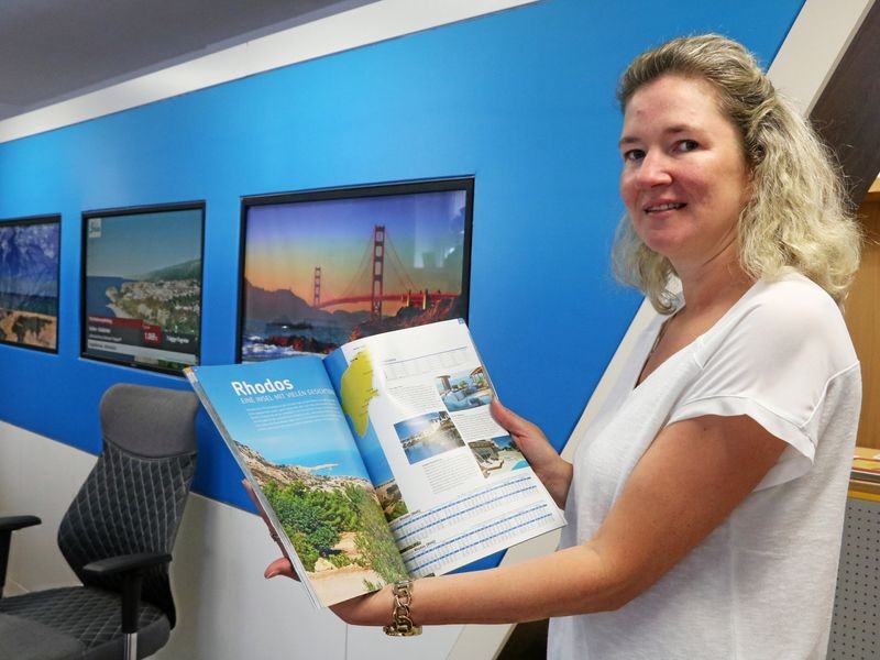 Gera Gebannter und Blick nach Rhodos