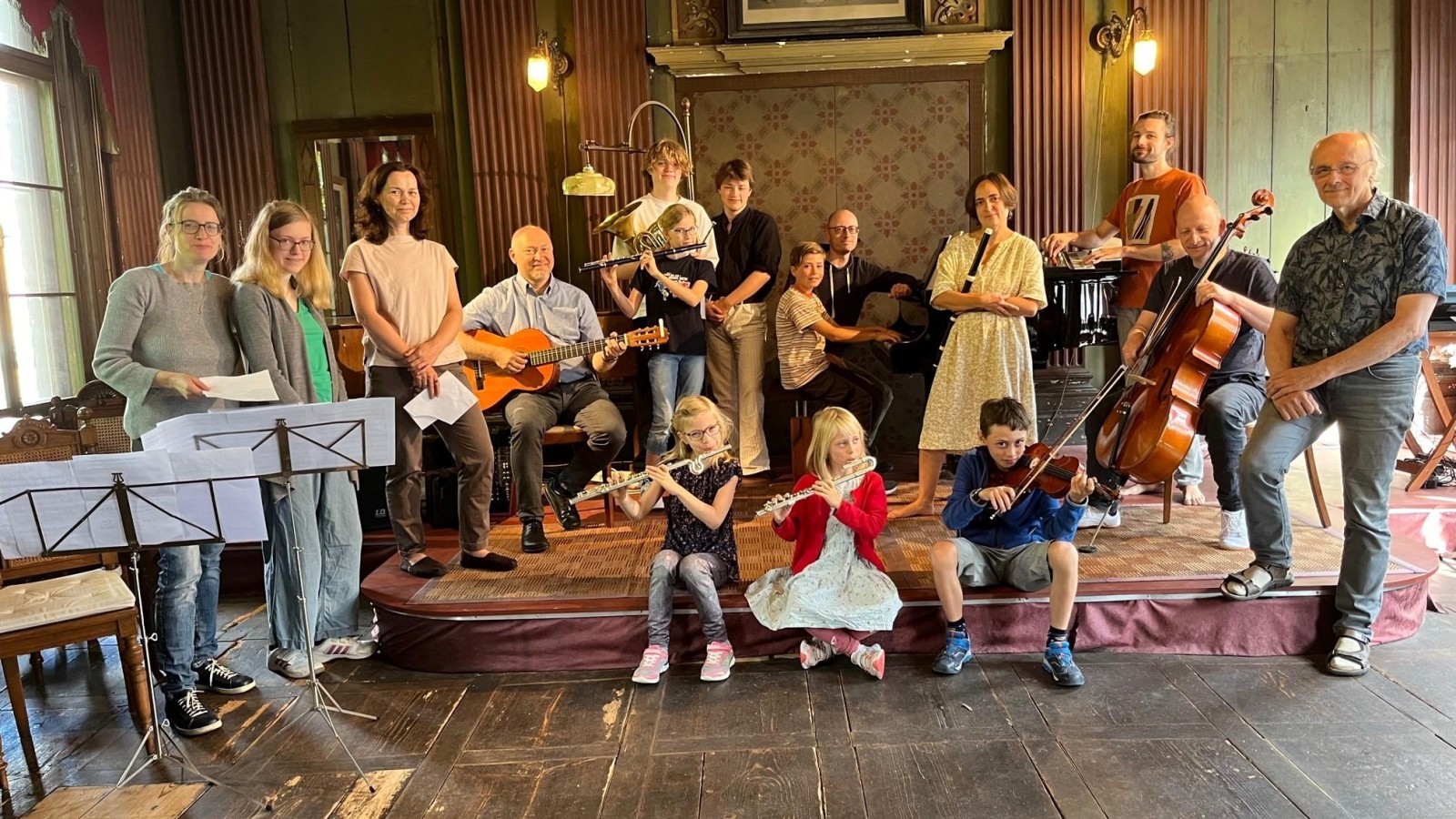 Musikalische Großfamilie im Prinzenpalais in Wolfenbüttel