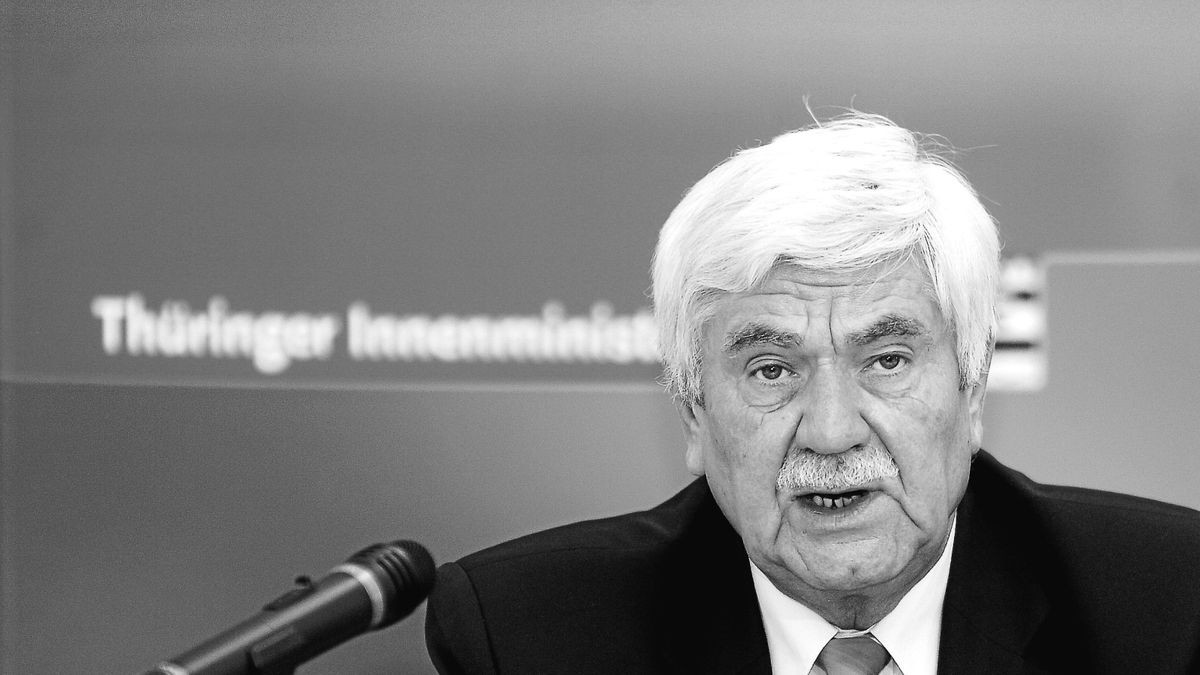 Thüringens ehemaliger Justiz- und Innenminister Karl Heinz Gasser starb im Alter von 79 Jahren.