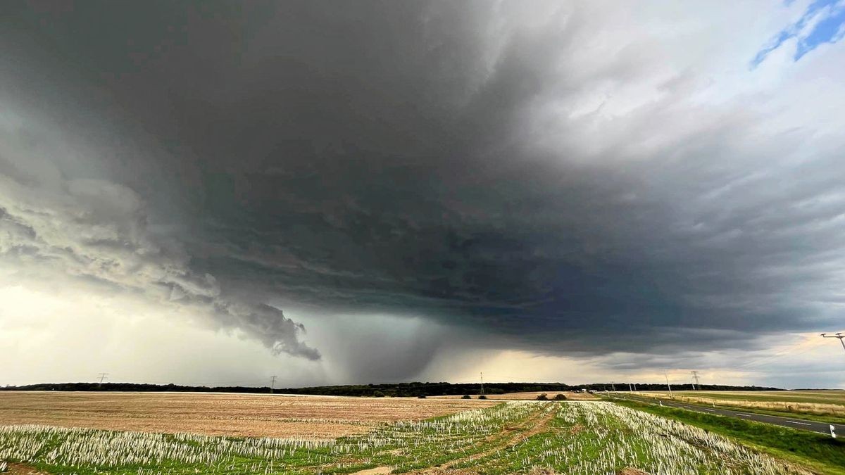 Ein Unwetter hat am Dienstagabend große Schäden in Erfurt angerichtet.