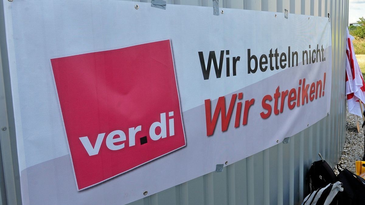 Die Gewerkschaft Verdi ruft zu Warnstreiks in Thüringen auf.