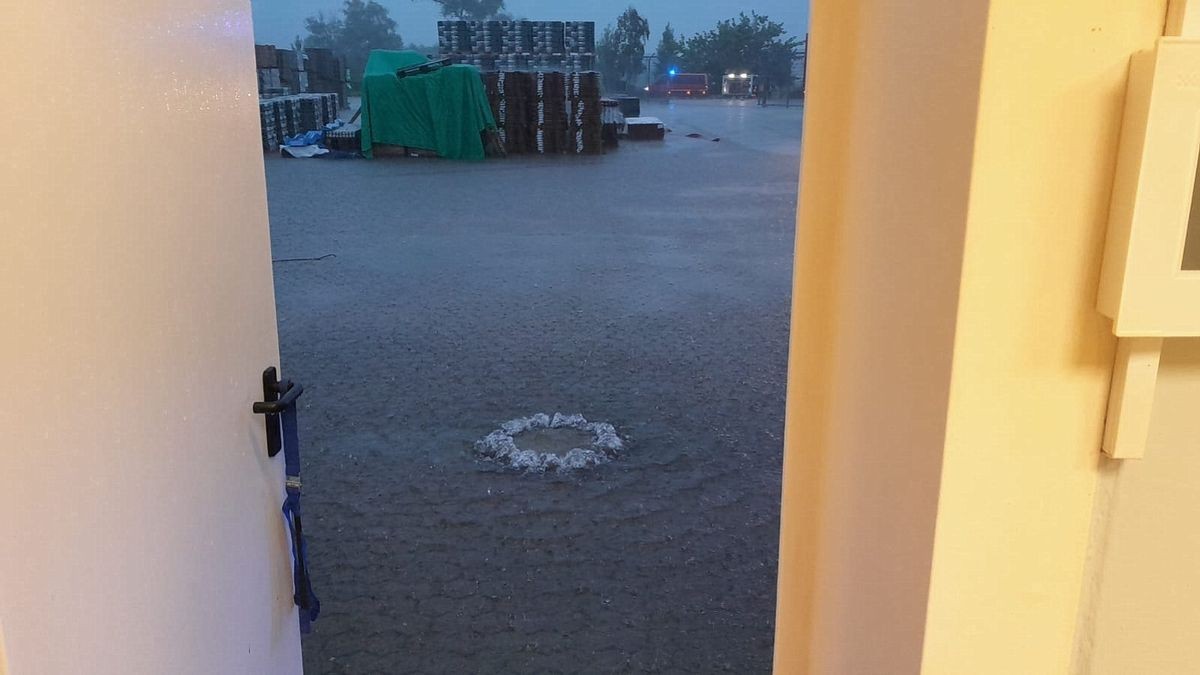 Aus dem Kyffhäuserkreis wurden zwei mit Schlamm oder Wasser überflutete Straßen gemeldet, wie ein Polizeisprecher am Samstag sagte. Betroffen waren die Bundesstraße 4 zwischen Sondershausen und Oberspier und eine Landstraße zwischen Esperstedt und Bad Frankenhausen bei Artern.