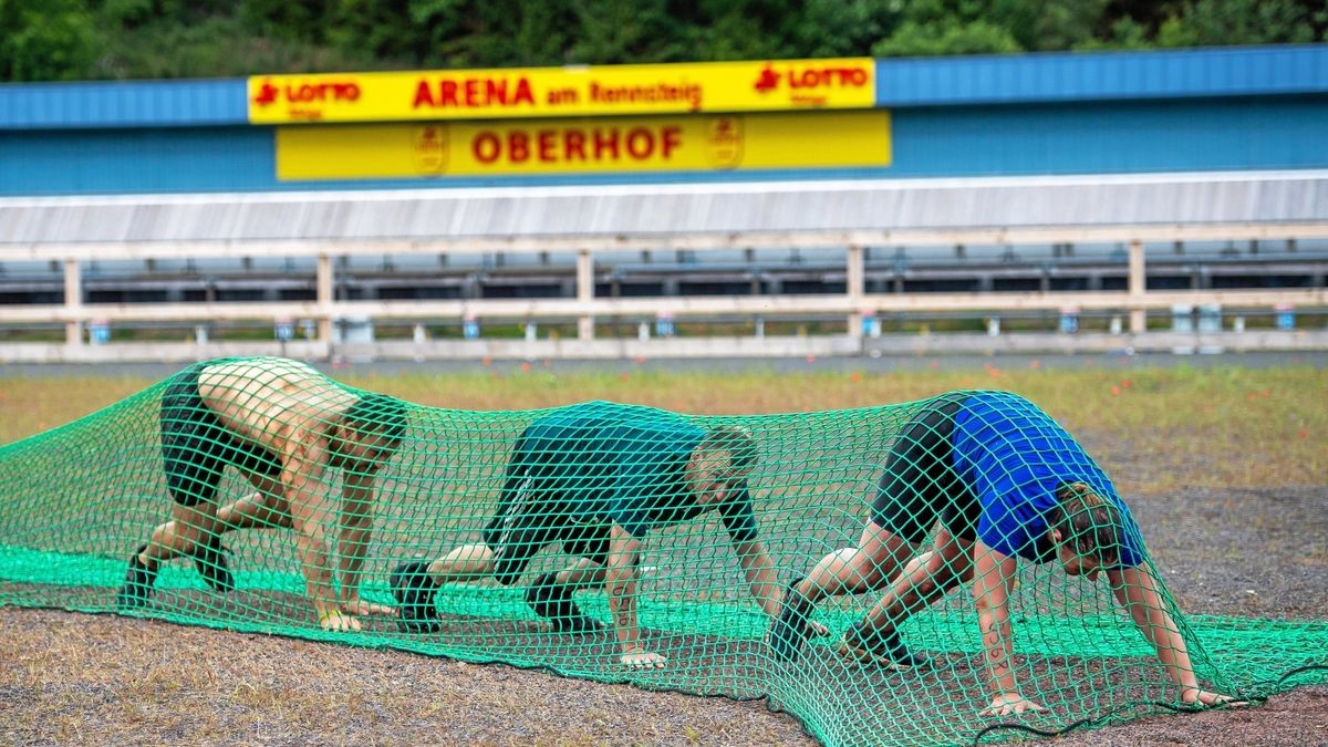 Die Biathlon-Arena wurde kürzlich zum Hindernisrennen „Getting Tough“ genutzt, im nächsten Sommer finden dort Konzerte statt.