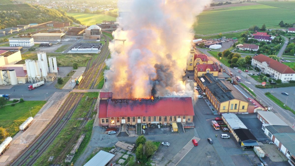 Weitere Bilder des Feuerwehreinsatzes in Bleicherode.