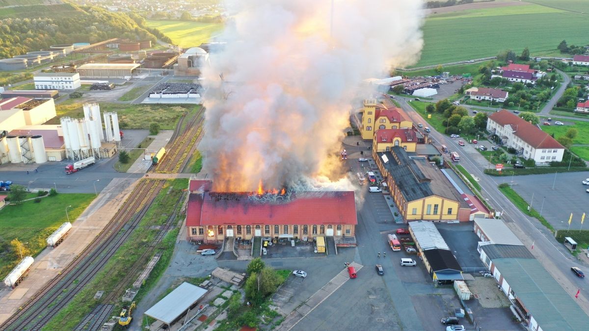 Weitere Bilder des Feuerwehreinsatzes in Bleicherode.