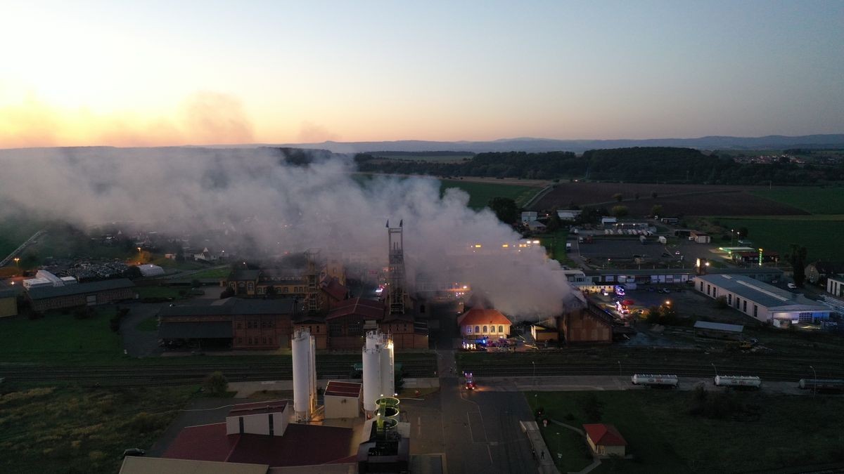 Weitere Bilder des Feuerwehreinsatzes in Bleicherode.