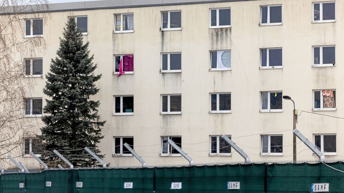 Blick auf die Thüringer Erstaufnahmeeinrichtung für Geflüchtete in Suhl. (Archiv)