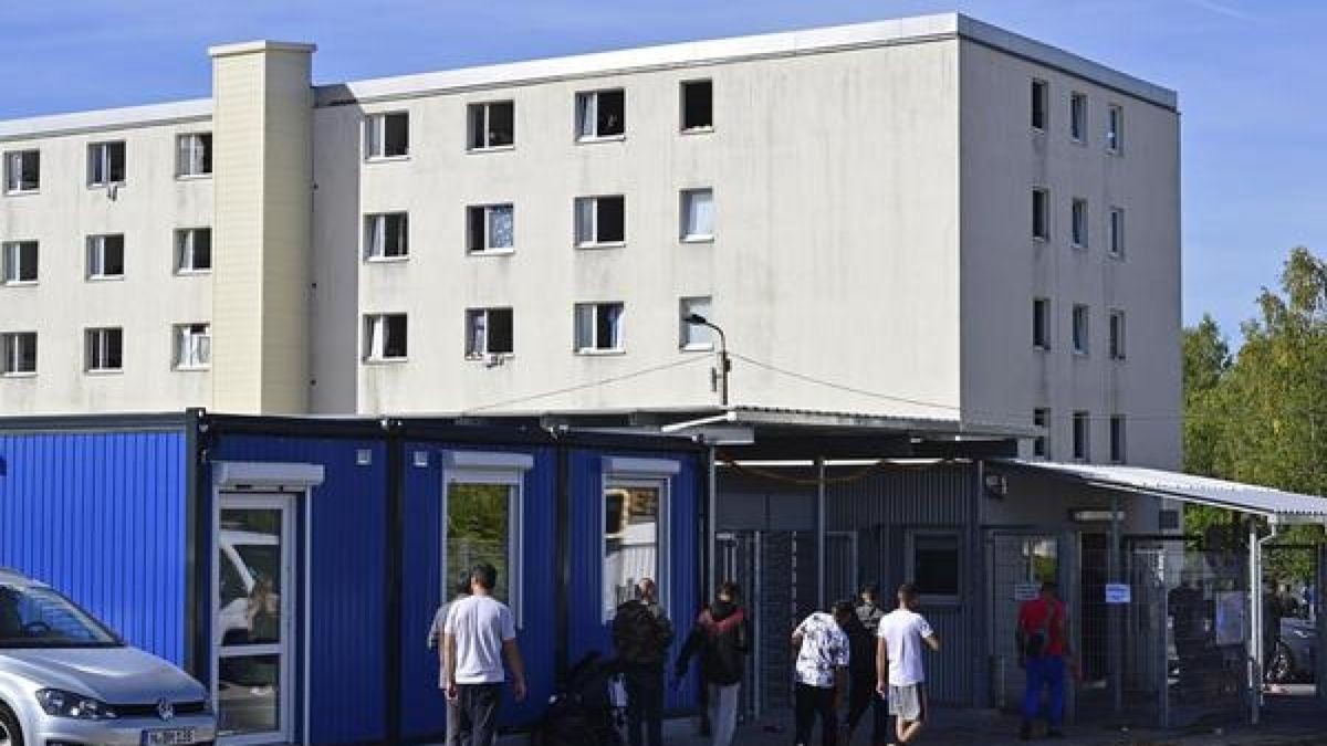  Die Landeserstaufnahmeeinrichtung auf dem Suhler Friedberg. 