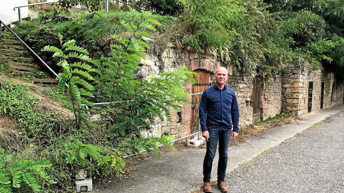 Historische Treppe in Herrnschwende wird saniert