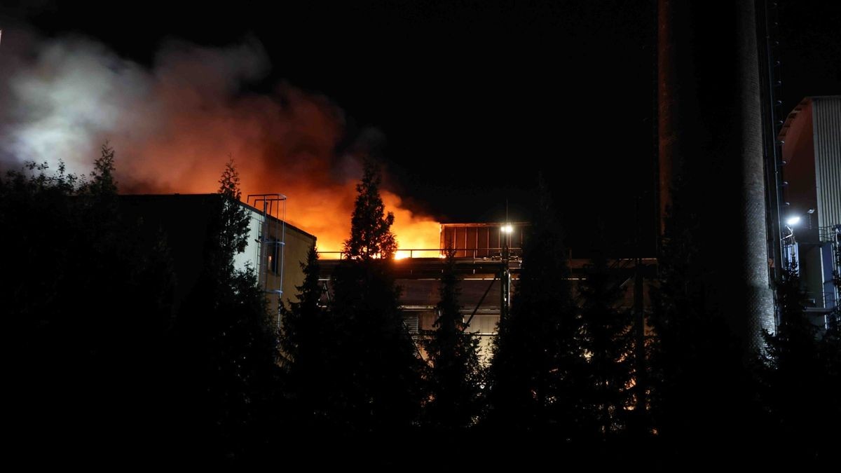 Feuerwehren aus dem gesamten Landkreis Saale-Holzland und Greiz waren über Stunden im Brandeinsatz.