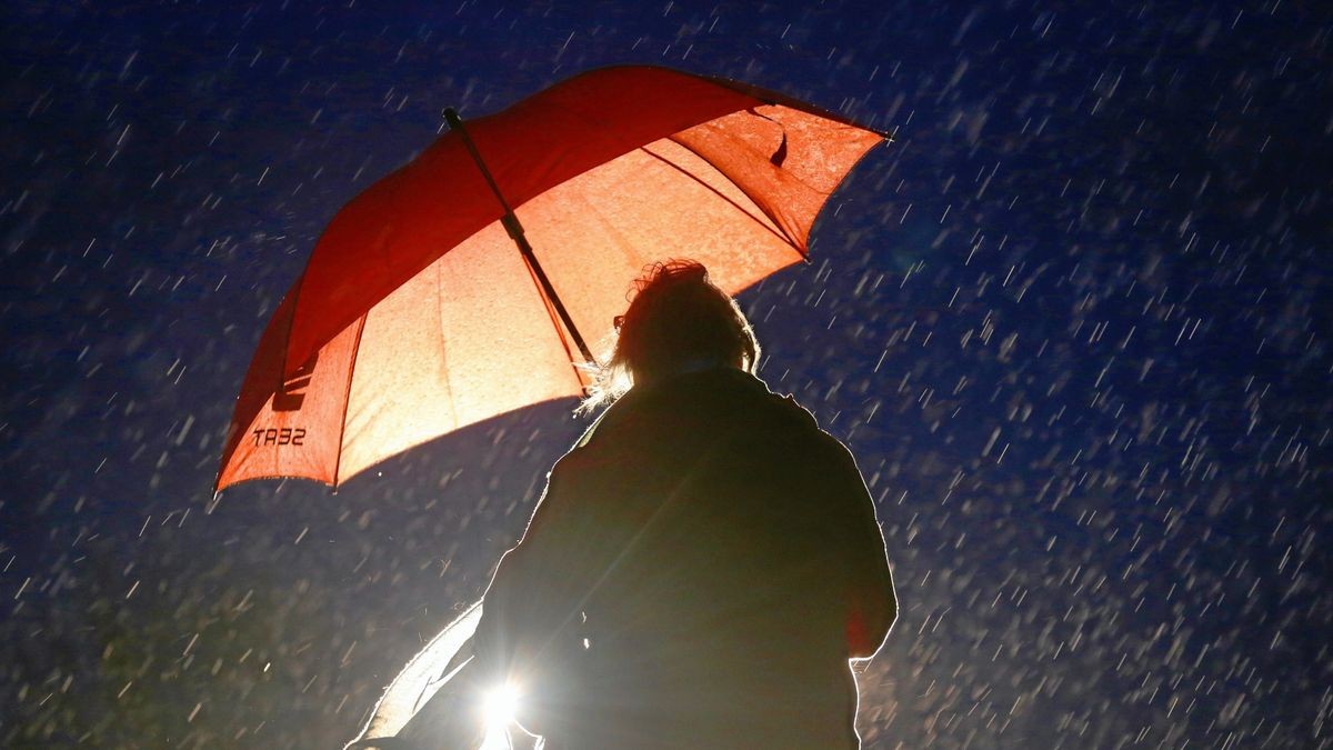 Der Deutsche Wetterdienst kündigt Regen an (Symbolfoto).