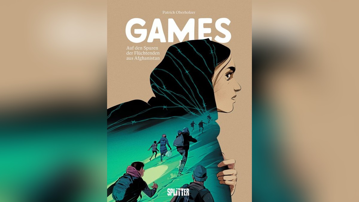 Das Cover der Graphic Novel „Games – Auf den Spuren der Flüchtenden aus Afghanistan“ von Patrick Oberholzer.