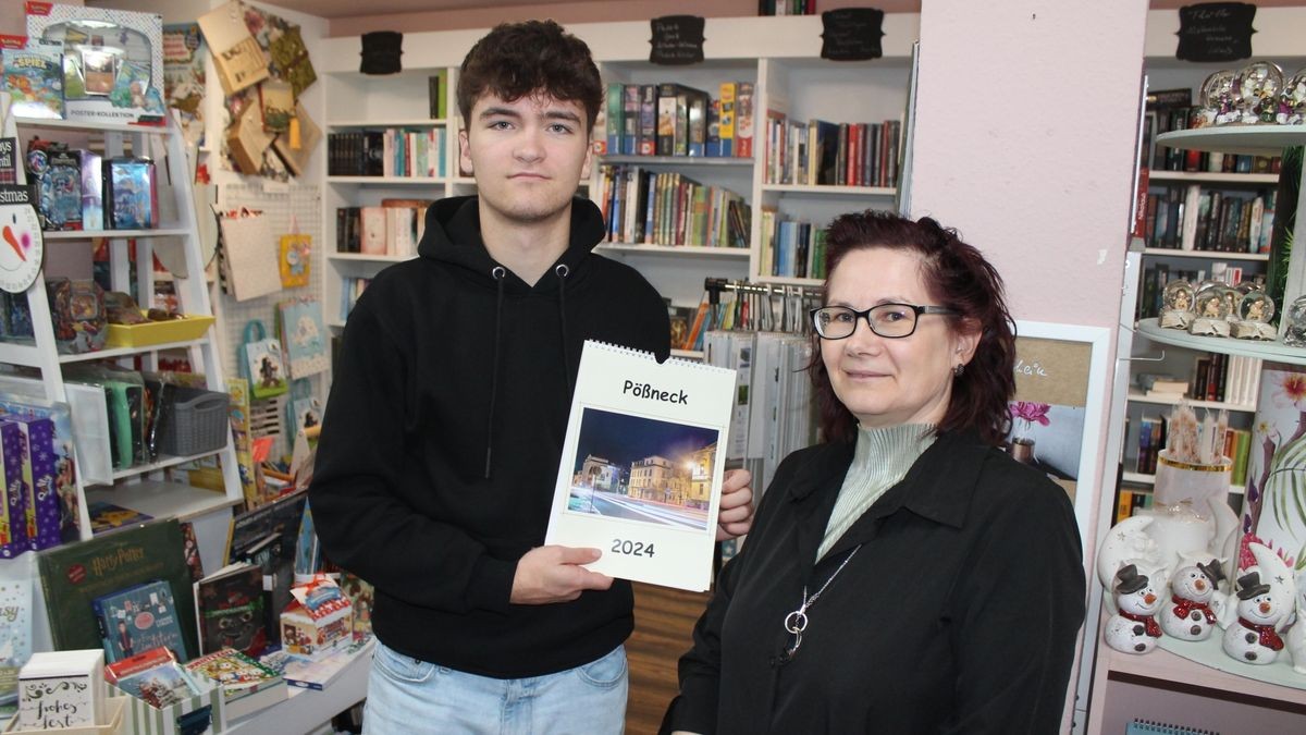 Pößneck Wie ein Schüler und eine Buchhändlerin der Stadt ein