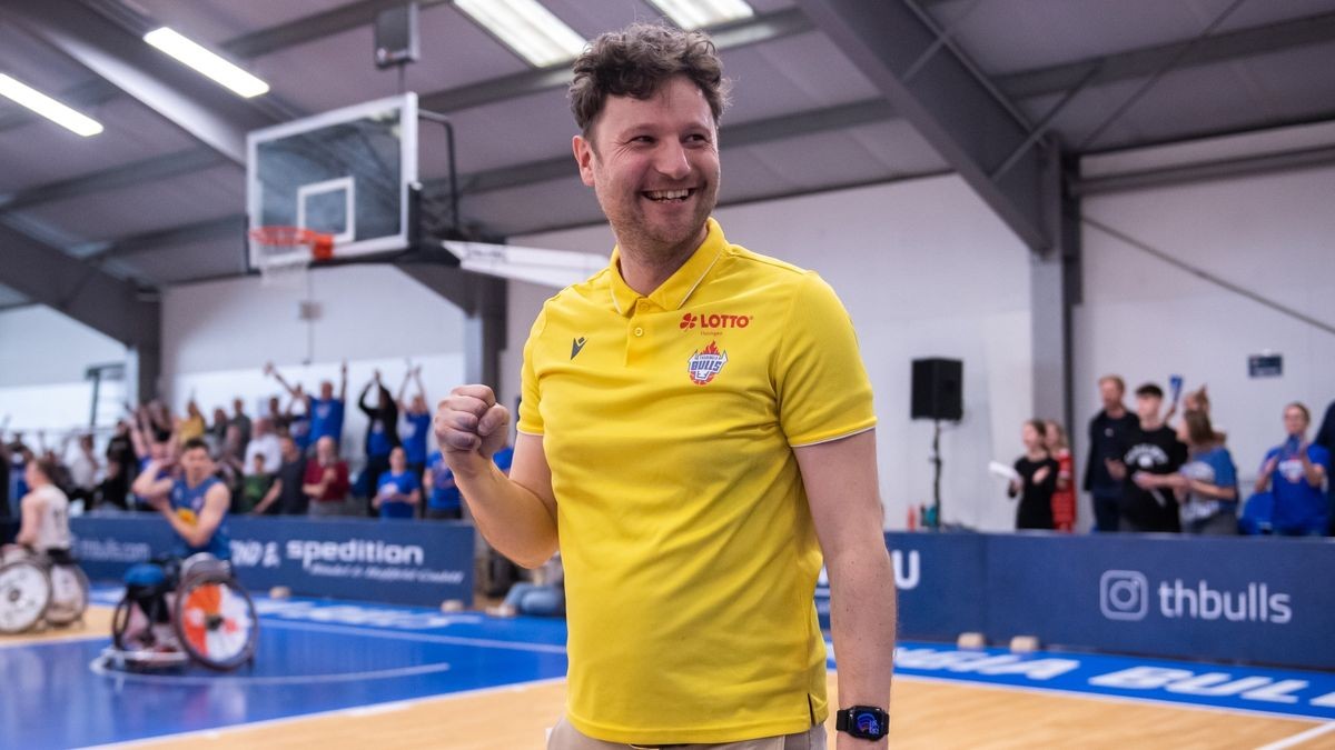 Hier jubelt Michael Engel noch als Trainer der Thuringia Bulls. Künftig steht der 39-Jährige als Bundestrainer an der Seitenlinie.