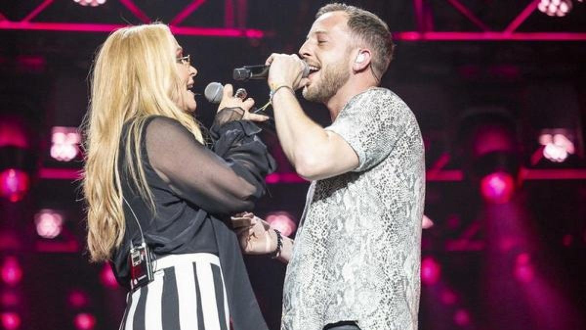  James Morisson und Anastacia bei der 