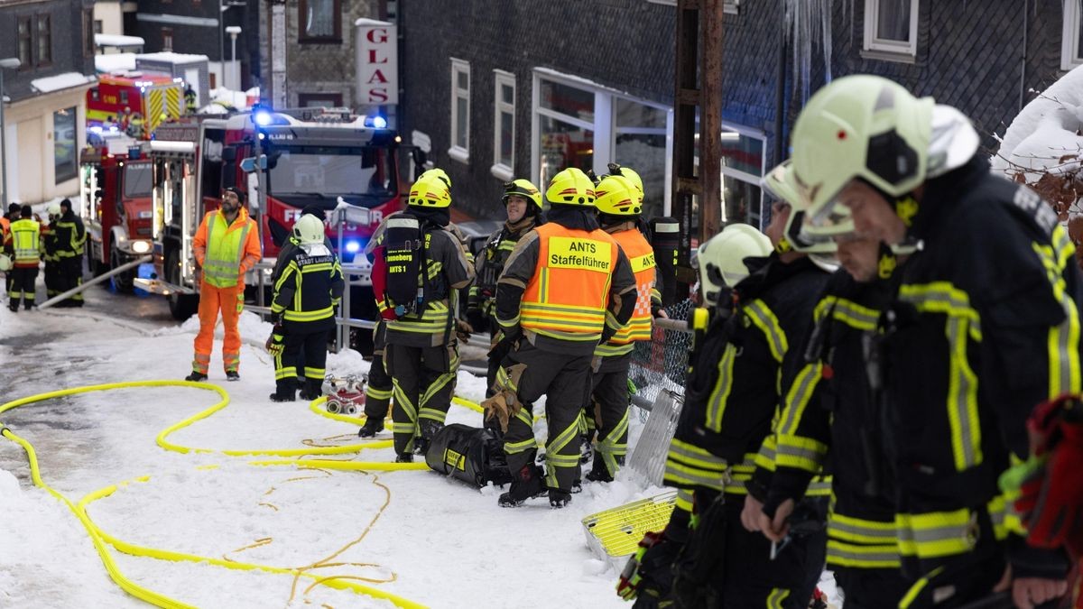 Brand in Wohnhaus in Lauscha.